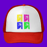 Llama Blocks in Bright Colors on everything hats