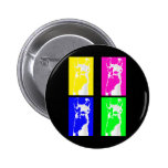 Llama Blocks in Bright Colors on everything buttons