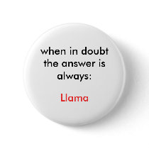 Llama! Pinback Buttons