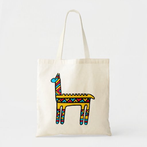 Llama-colors Canvas Bags