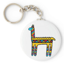Llama-colors Keychain