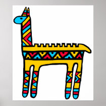 Llama-colors Posters