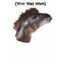 Llama Face Farm Animal Photo Personalized T-Shirt shirt