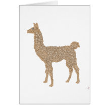 Llama Greeting Card
