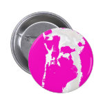 Llama head in pink buttons