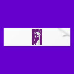 llama head in purple bumper stickers