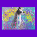 Llama in Fantasy Dream Land posters