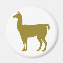 Llama Llamasn Farm Mammalia Art Animal Refrigerator Magnets