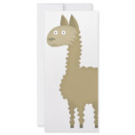 Llama love full color rack card
