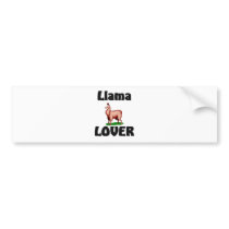 Llama Lover Bumper Sticker