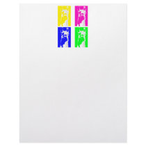 llama lover letter head letterhead template