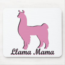 Llama Mama Mouse Pads
