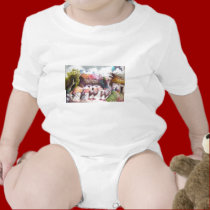Llama Picture Peru village t-shirts