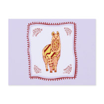 Llama Quilt postcards