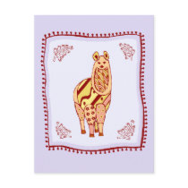 Llama Quilt postcards