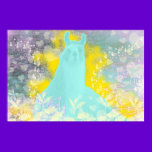 Llama Repose Transcendental Llama posters