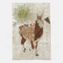 Llama Sunshine White  Towel