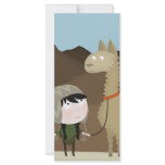 Llama walker rack card