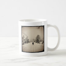 llama winter mugs