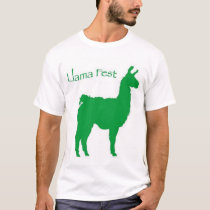 llama wo line t-shirts