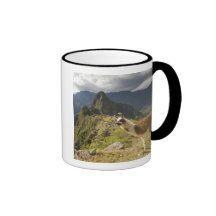 LLamas and an over look of Machu Picchu, Coffee Mugs