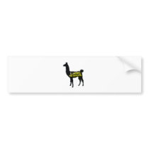 Llamas are awesome! bumper stickers