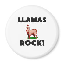 Llamas Rock magnets