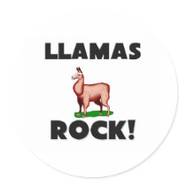Llamas Rock stickers