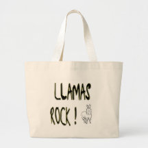 Llamas Rock! Tote Bag