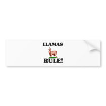 LLAMAS Rule! Bumper Stickers
