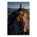 Llanddwyn Island Lighthouse Anglesey, Wales posters