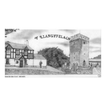 llangyfelach Church Custom Photo Card