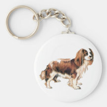 Llavero arrogante del perro de aguas de rey Charle