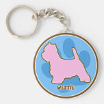 Llavero de moda de Westie