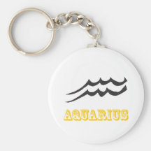 Llavero del símbolo del acuario