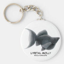 Llavero negro de Lyretail Molly