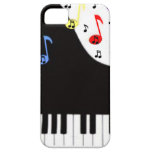 Llaves y notas del piano iPhone 5 Case-Mate cárcasa