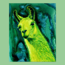 Llemon-Llime Llama Poster/Print