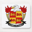 Llewellyn Family Crest mousepads by coatsofarms Llewellyn Family Crest mousepads