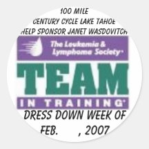 LLS TNT, Dress Down week ofFeb.      , 2007, 10... Round Sticker