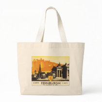 LNER Edinburgh LMS It's Quicker by Rail Tote Bags