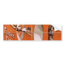 Lo-Lo's,'Flight Through the Balloons' Retro Theate Bumper Sticker
