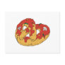 loaded hot soft pretzel post cards