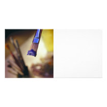 Loaded Paintbrush Picture Card