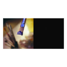 Loaded Paintbrush Picture Card