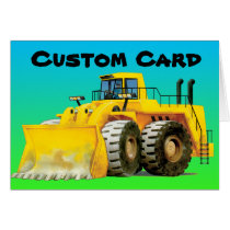 Loader Custom Greeting Card cards