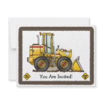 Loader Kids Party Invitation