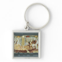 Loading grain, from the Tomb of Unsou, East Keychains