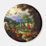 Loading of Animals Refrigerator Magnet
