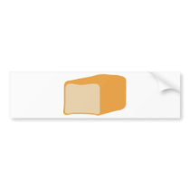 loaf of bread icon bumper stickers